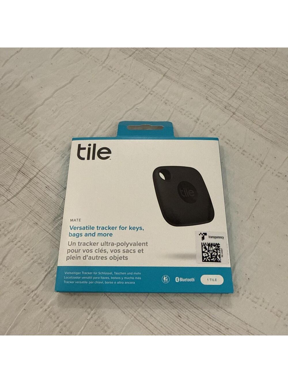 Tile Mate Universal Bluetooth Tracker Black Key Ring Keychain Bags RE-44001